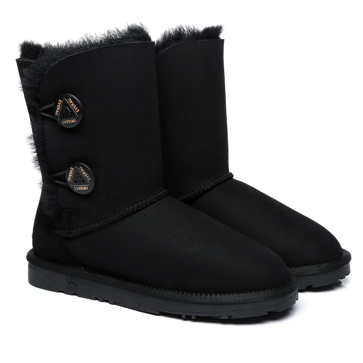 Short Twin Button Women UGG Boots