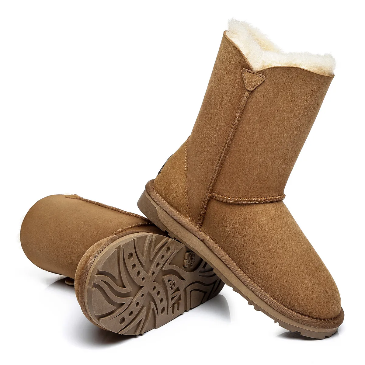 Short Twin Button Women UGG Boots