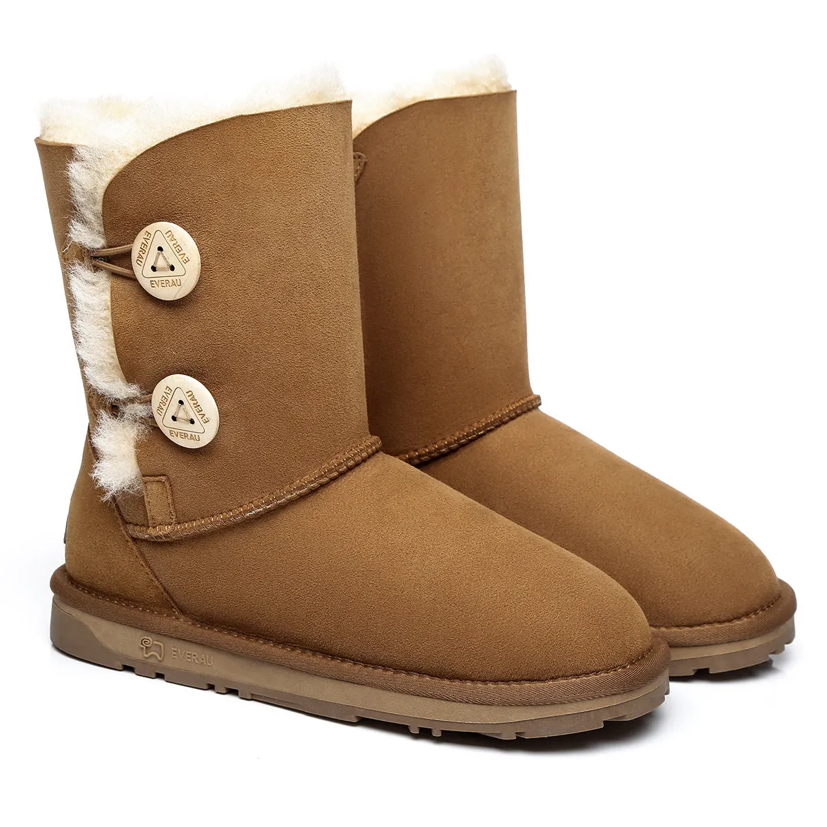 Short Twin Button Women UGG Boots