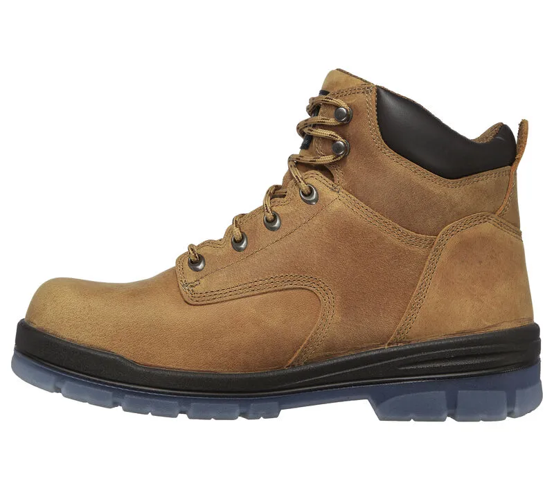 'Skechers' Men's 6" Argum Alkova EH WP Steel Toe - Brown / Tan