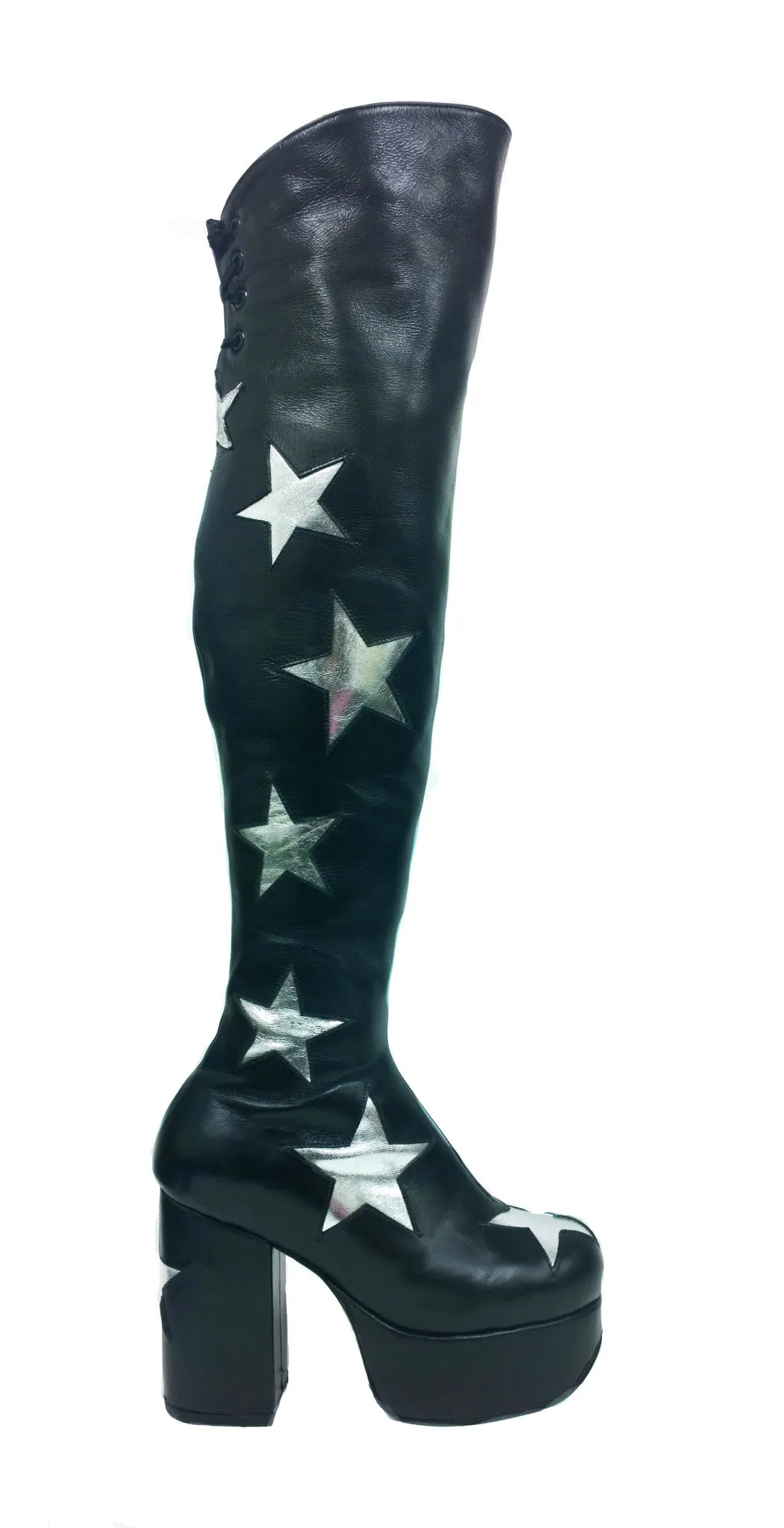 STARDUST Platform Overknee Boots