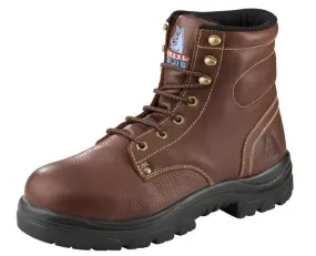 'Steel Blue' Men's 6" Argyle ESD Steel Toe - Brown / Oak