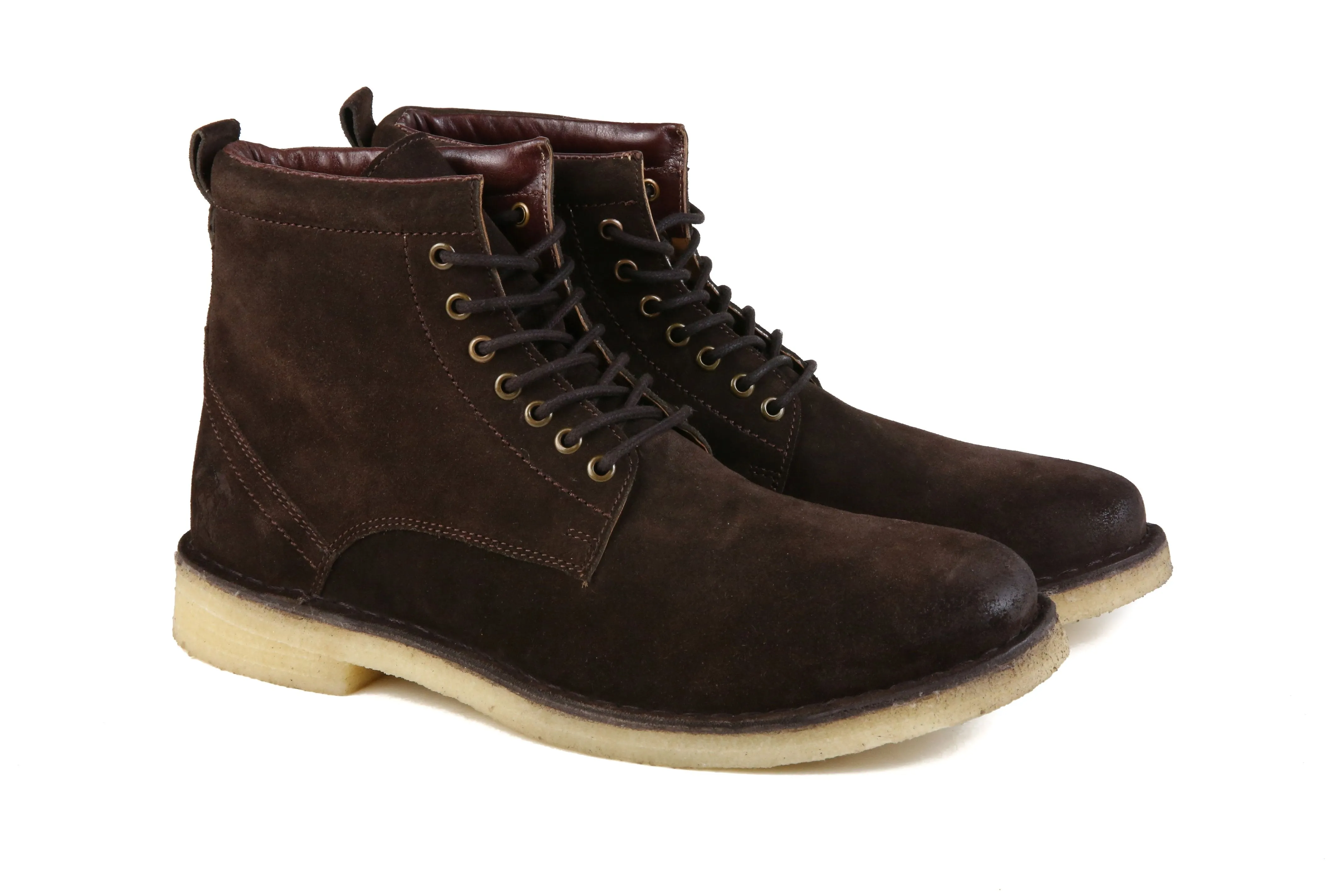 The Hunter Laced Boot | Chocolate