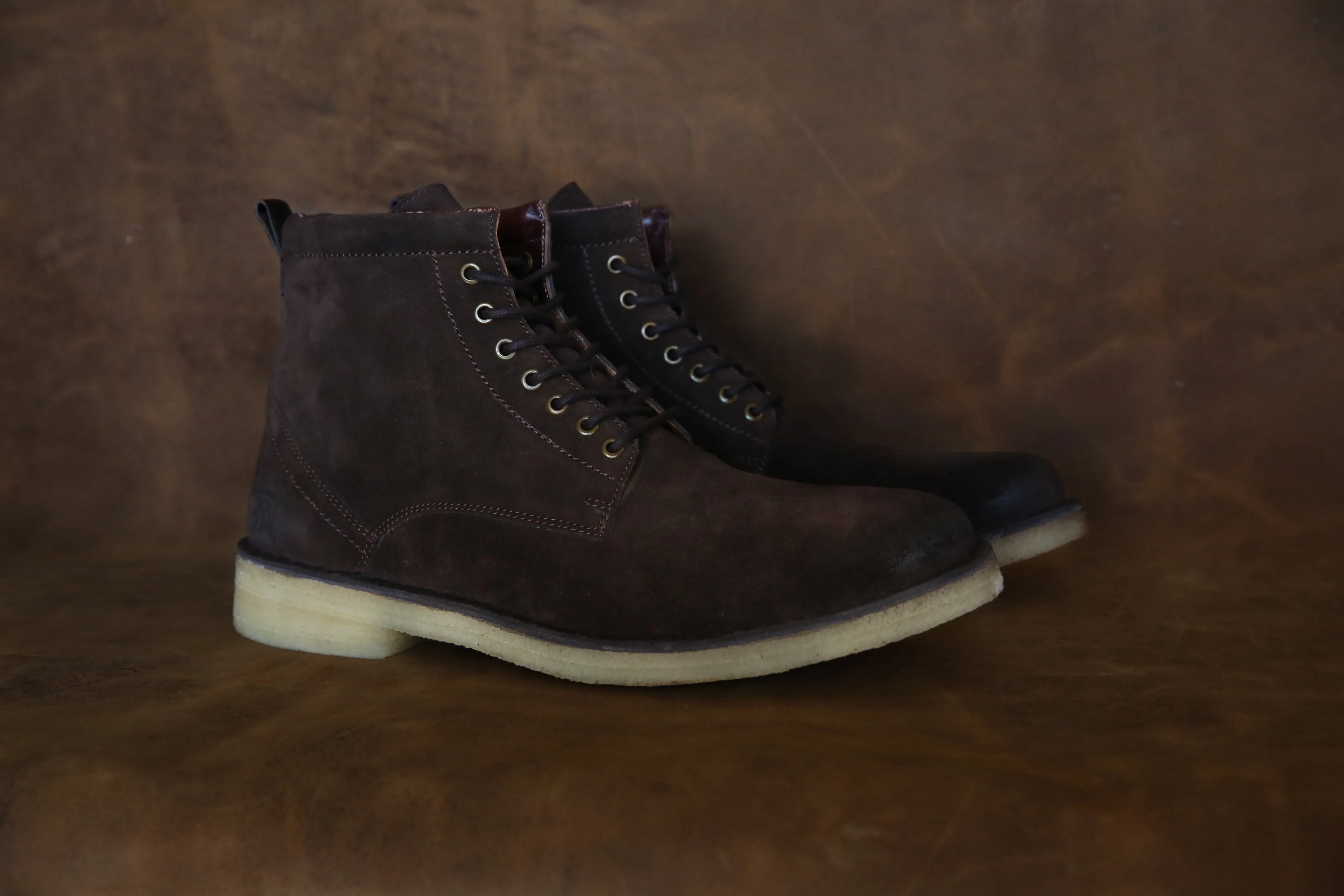 The Hunter Laced Boot | Chocolate