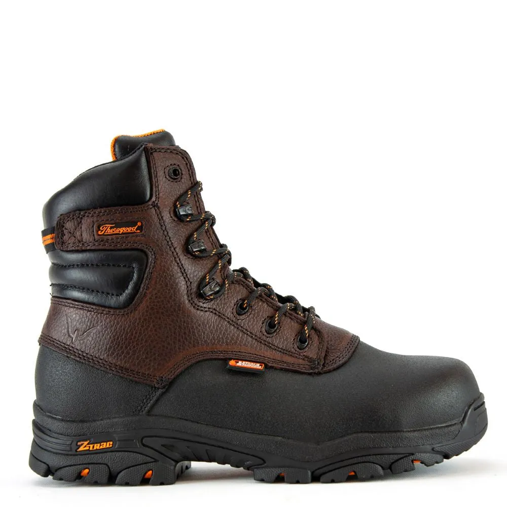 'Thorogood' Men's  7" Z-Trac EH WP Comp Toe - Brown