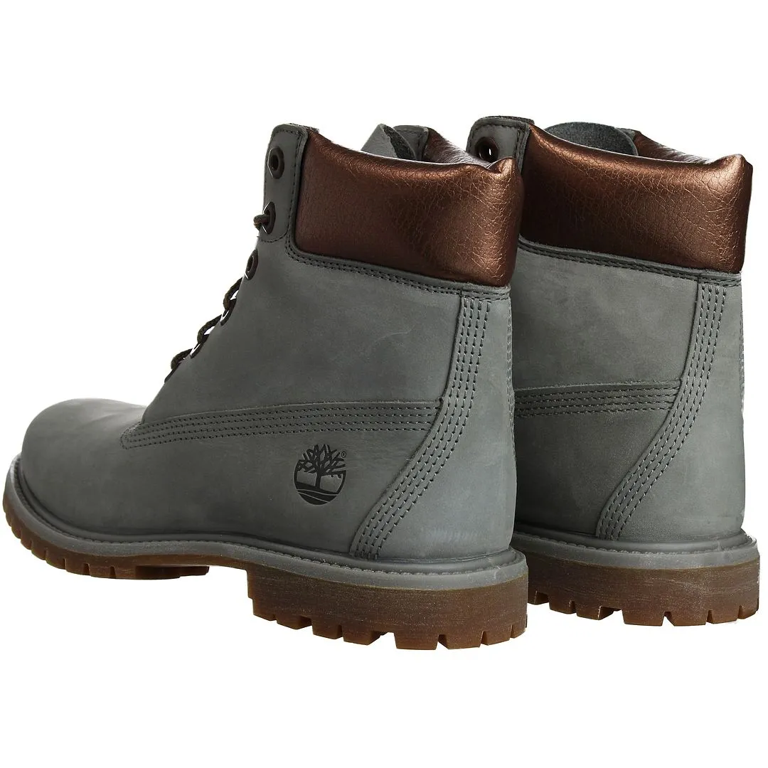 Timberland 6inch Premium Waterproof Womens Grey Boots