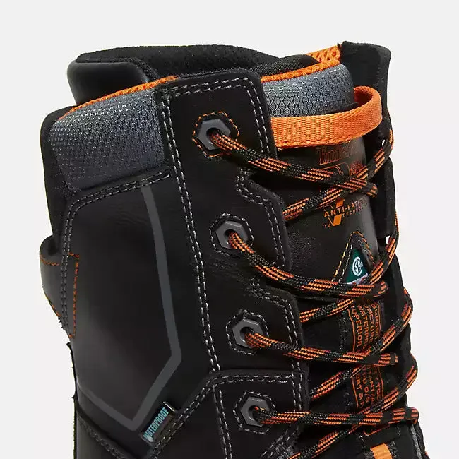 'Timberland Pro' Men's 10 Pac Max Insulated EH WP Comp Toe - Black / Orange