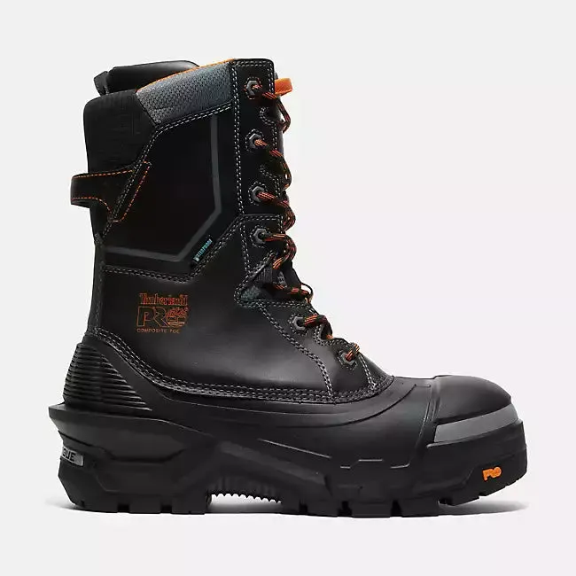 'Timberland Pro' Men's 10 Pac Max Insulated EH WP Comp Toe - Black / Orange