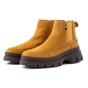 Tommy Hilfiger Chelsea Hybrid Boots Tractor Sole Men - TAN