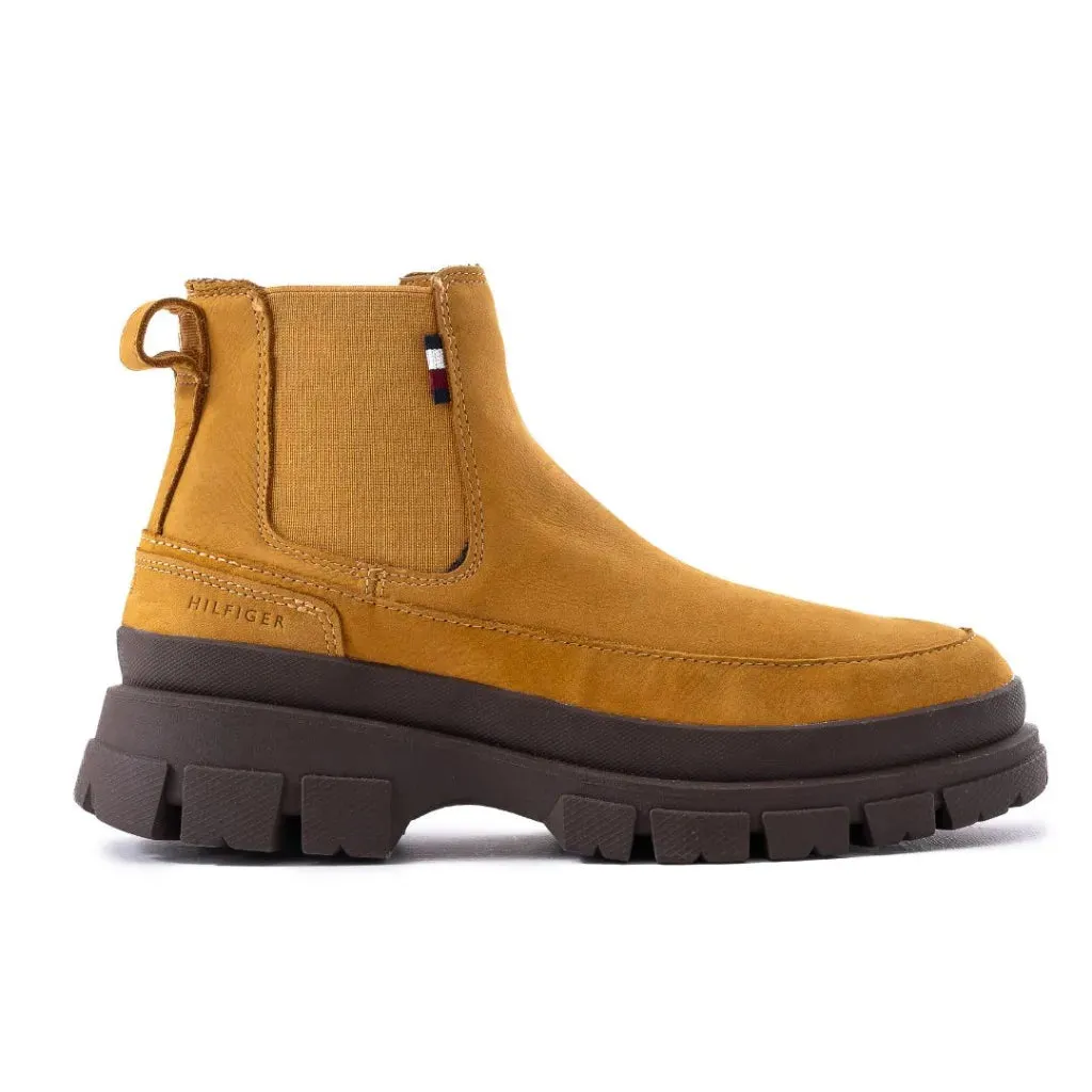 Tommy Hilfiger Chelsea Hybrid Boots Tractor Sole Men - TAN