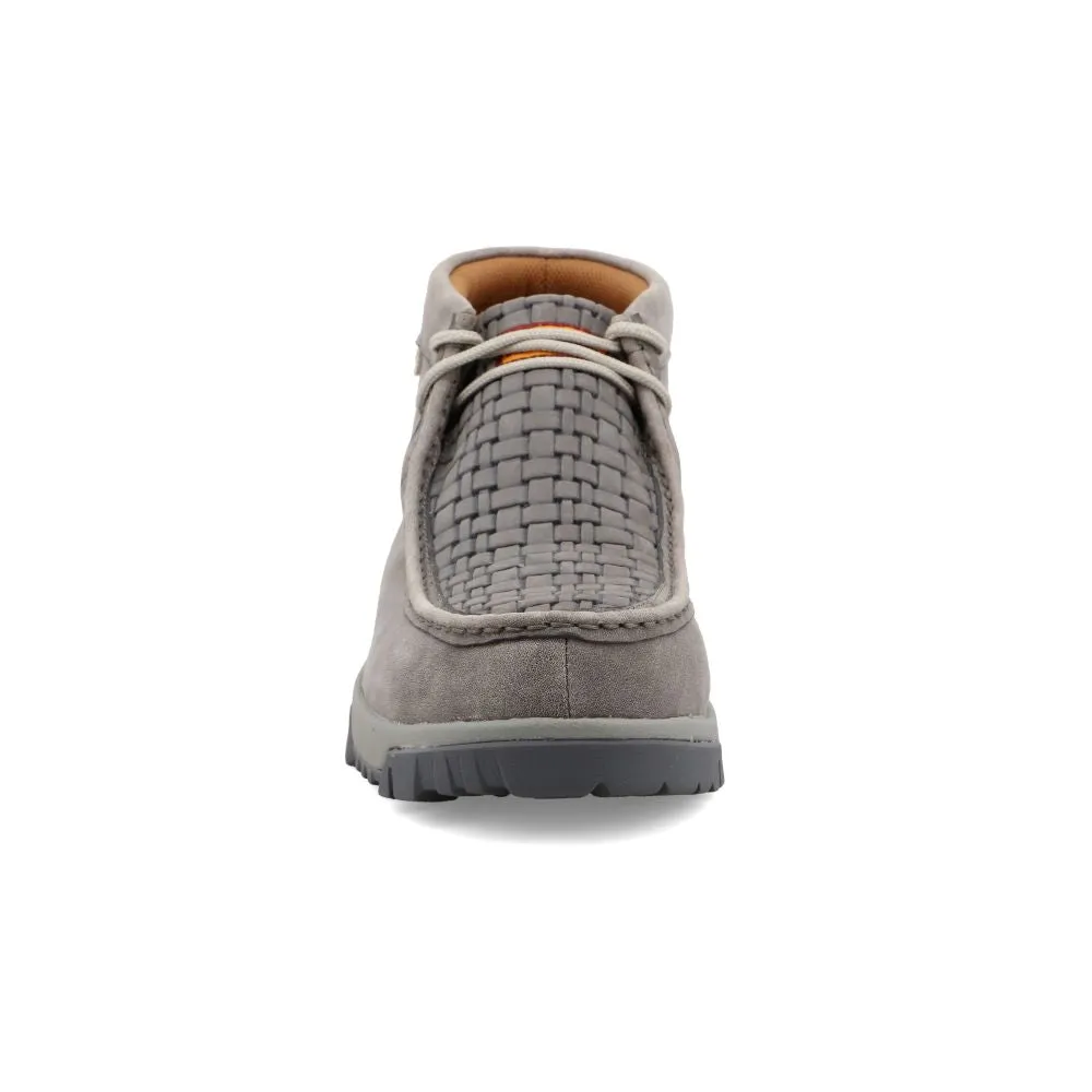 'Twisted X' Men's Chukka Driving Moc EH Comp Toe - Grey / Grey