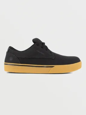 'Volcom' Men's Workwear True ESD Comp Toe - Black / Gum