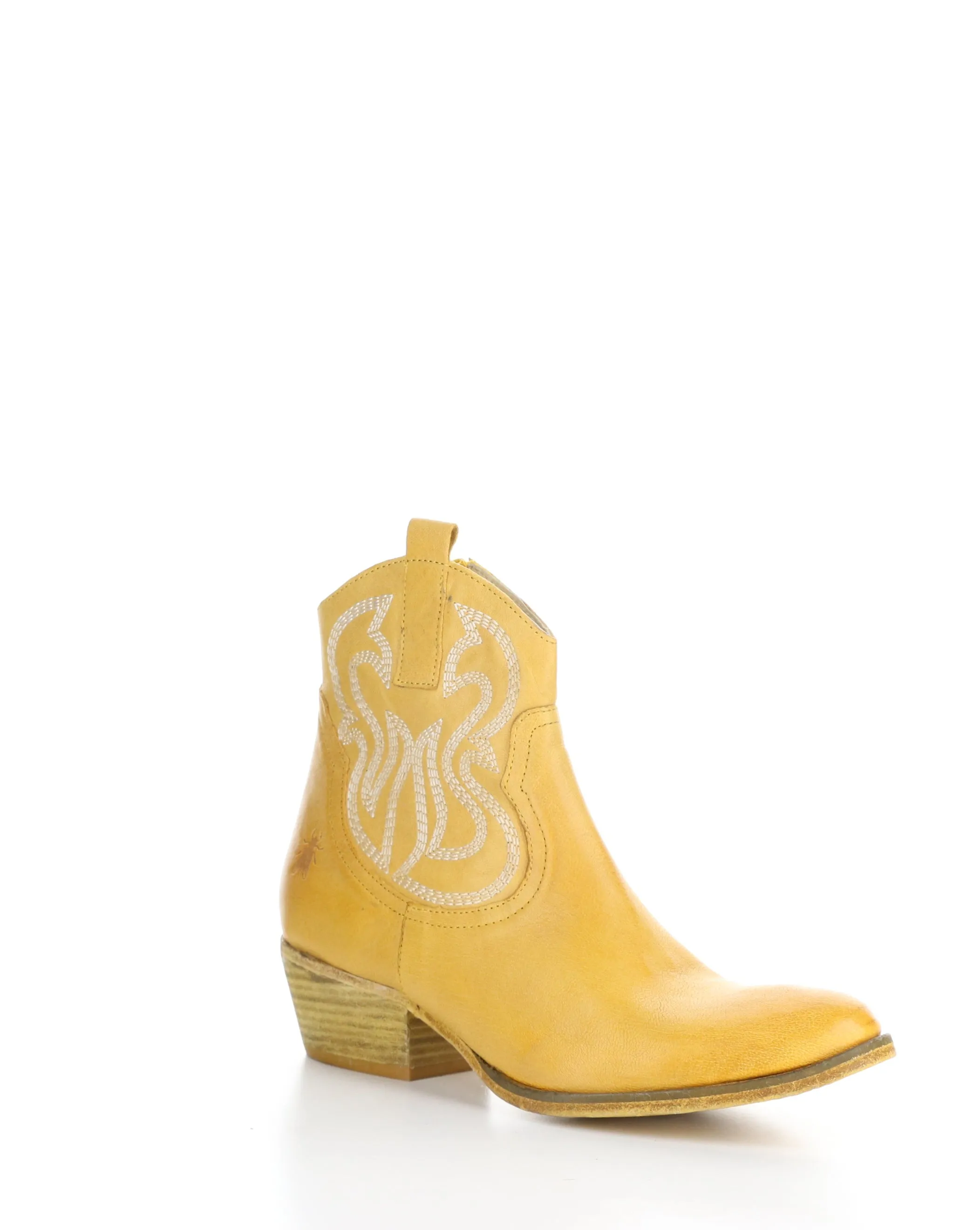 WAMI092FLY 002 YELLOW Round Toe Boots