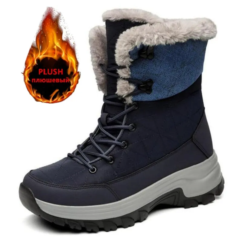 Warm Winter Snow Boot with or without Fur